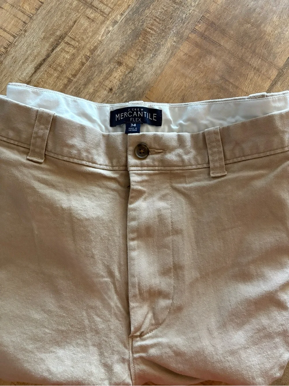 J.Crew Mercantile Flex Khaki Shorts - Beige